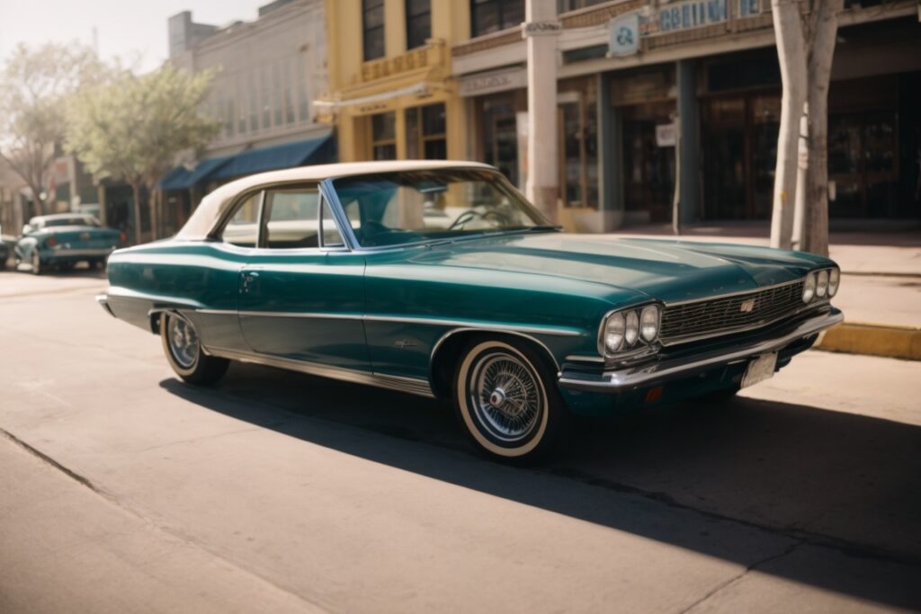 car with tinted windows parked in sunny Houston street